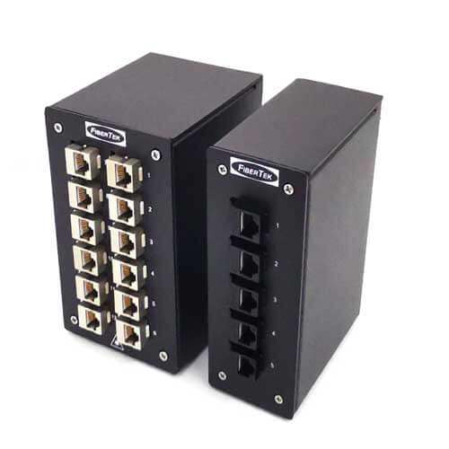 STP or UTP Category 6A Ethernet Patch Panel