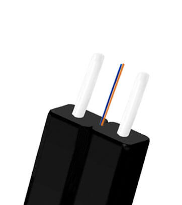 Two cores fiber optic drop cable