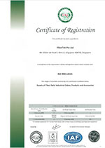 FiberTek ISO Certificate