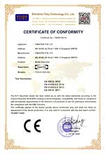 FCNCS-1EN-1ES CE Certificate of Conformity under EMC