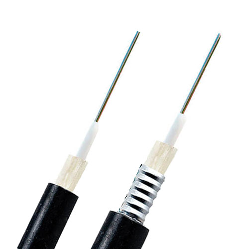 Group of  armored and non-armored unitube fiber optic cables