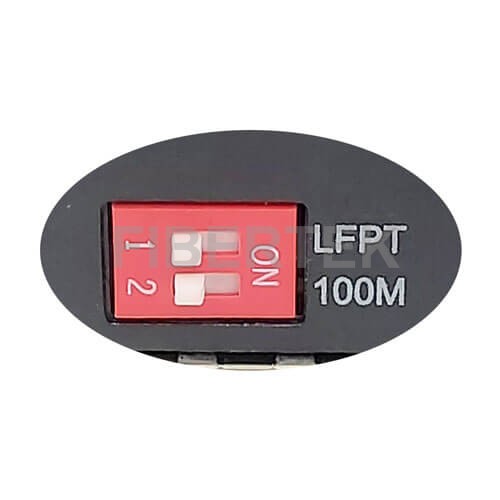 Dip switch of FCNID-1GN-1GS Industrial Gigabit Ethernet to Fiber Converter