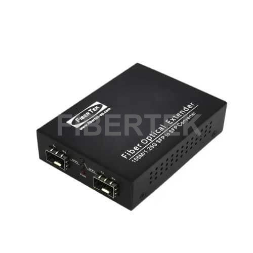 FCNCS-2SFP SFP to SFP Converter Extender Side View