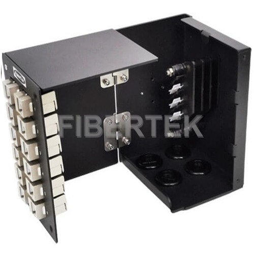 STP CAT 6A DIN Rail Mount Ethernet Patch Panel Interior View