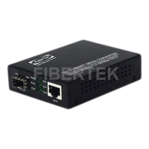 Side view of 10G Ethernet Media Converter