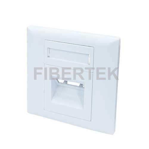 SC duplex fiber optic faceplate